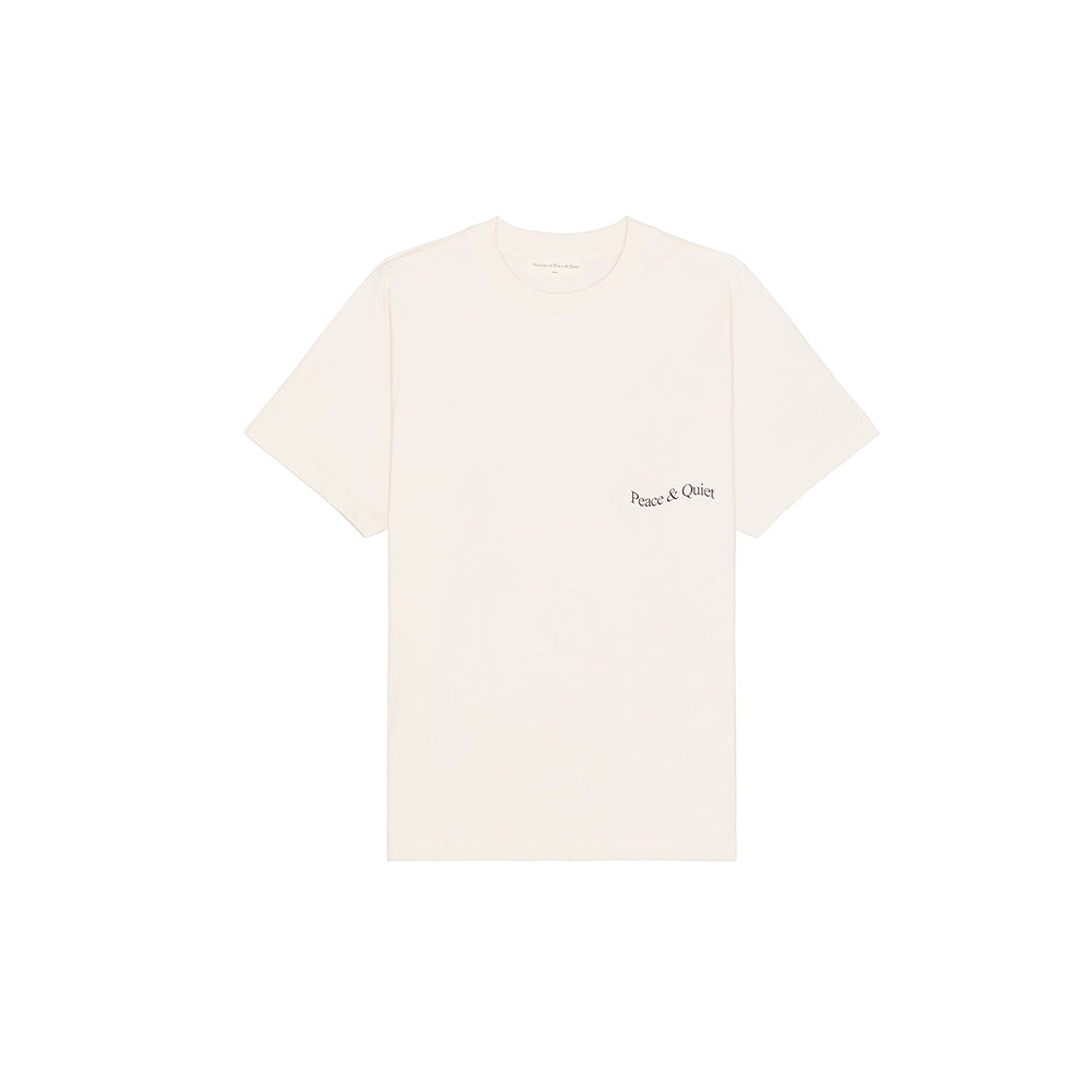 Wordmark Pigment Dyed T-Shirt (Bone)