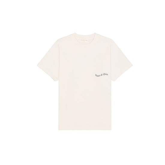 Wordmark Pigment Dyed T-Shirt (Bone)