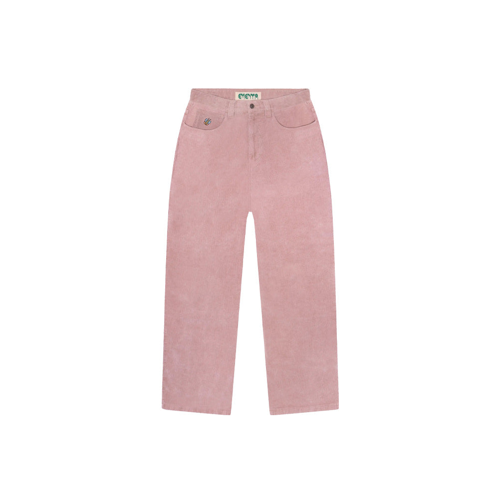 Bonga Bebucho Washed Cord Pants - Old Rose Washed