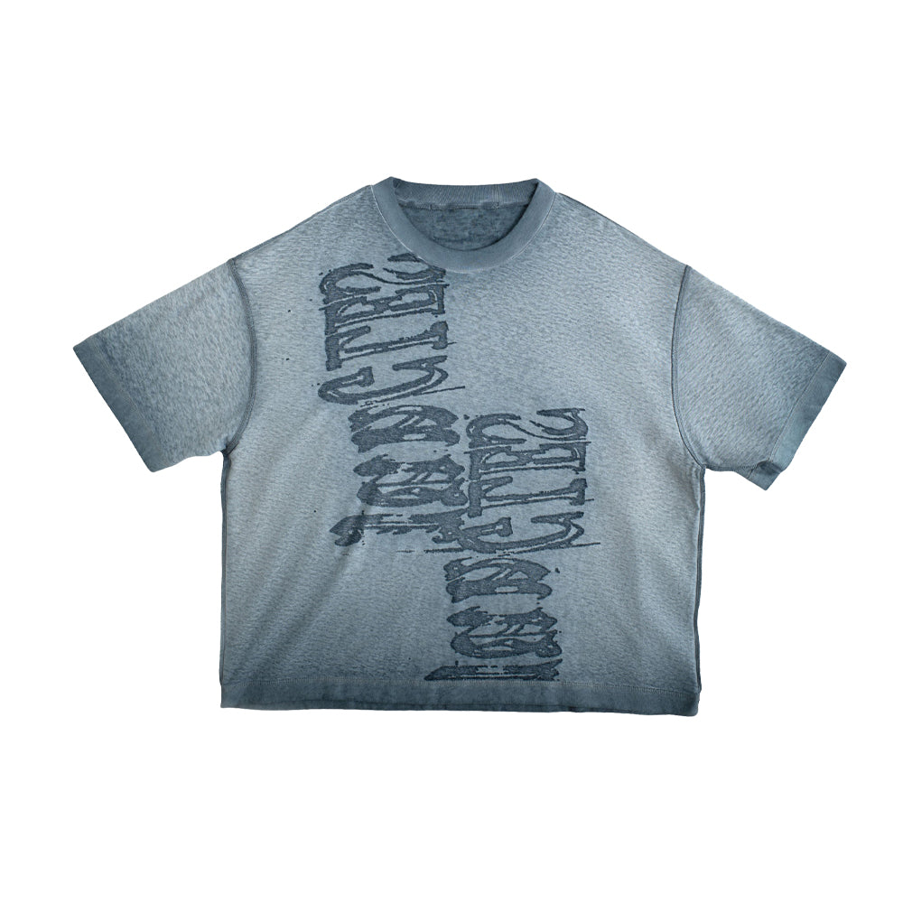 Burnout Slub tee - Grey
