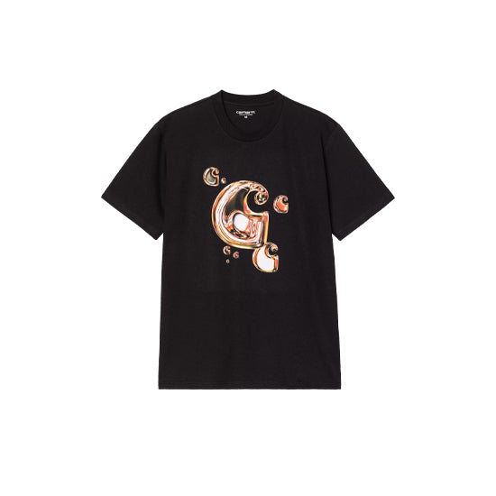 S/S Solar Chrome C-Logo T-Shirt (Black)