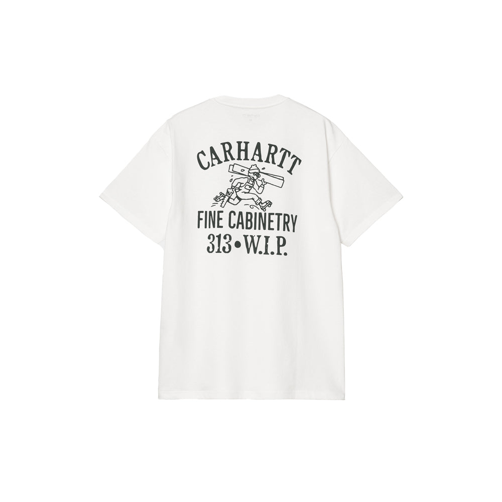 S/S Cabinetry T-Shirt (White/Black)