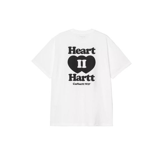 S/S Heart II Hartt T-Shirt (White)