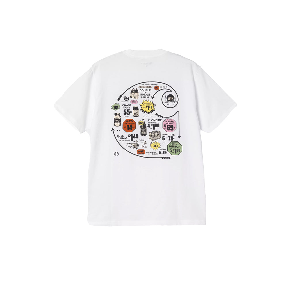 S/S Catalogue C Logo T-Shirt (White)