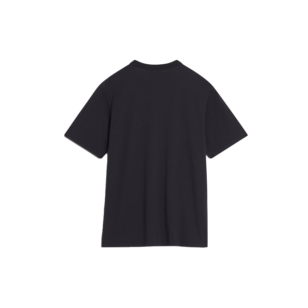 Barista Fox Patch Relax Tee Shirt (Black)