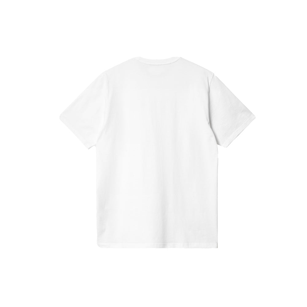 S/S Pocket Heart T-Shirt (White/Red)