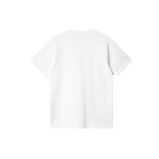 S/S Pocket Heart T-Shirt (White/Red)