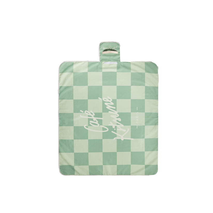 Checkerboard Picnic Blanket (Basile/Lime Pattern)