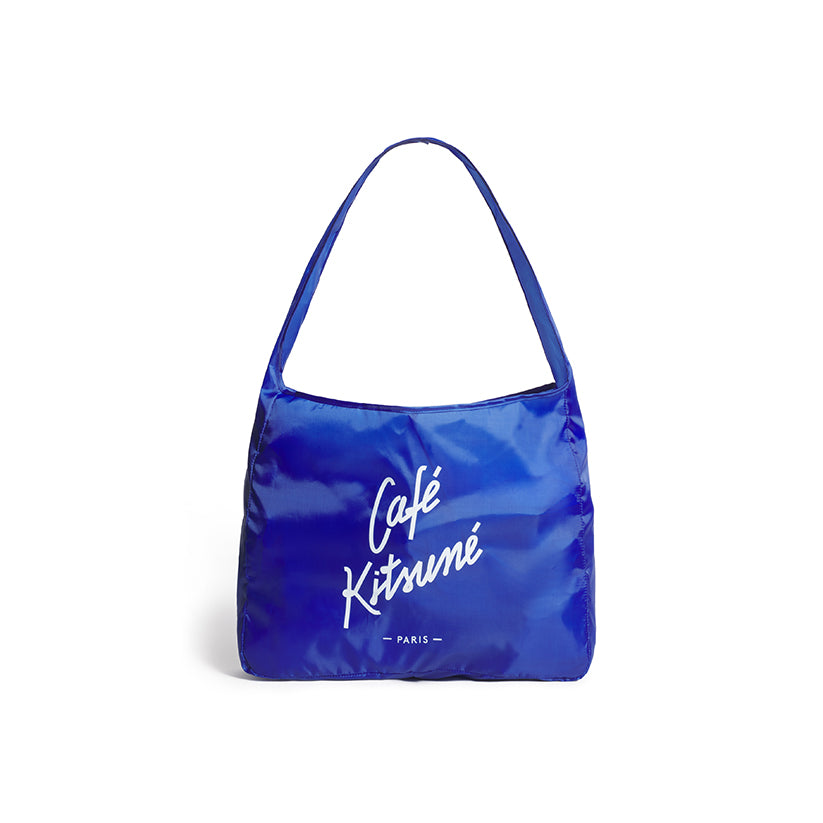 Café Kitsuné Foldable Tote - Bleu Denim
