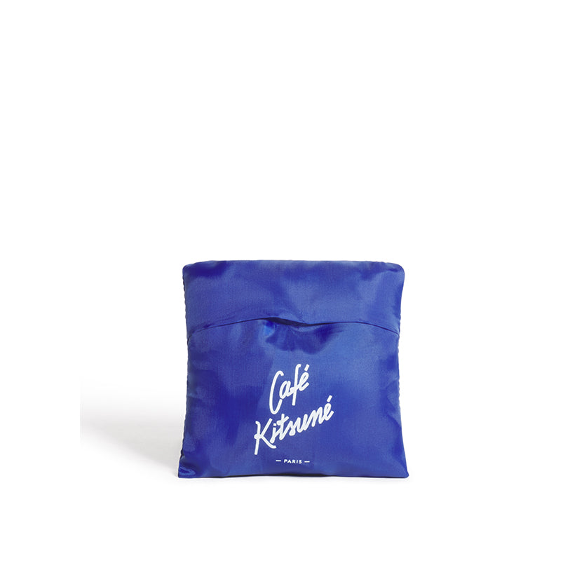Café Kitsuné Foldable Tote - Bleu Denim