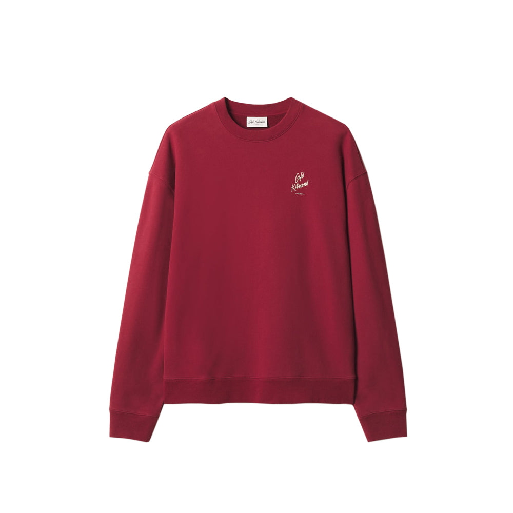 Café Kitsuné Relax Sweatshirt - Cherry Red