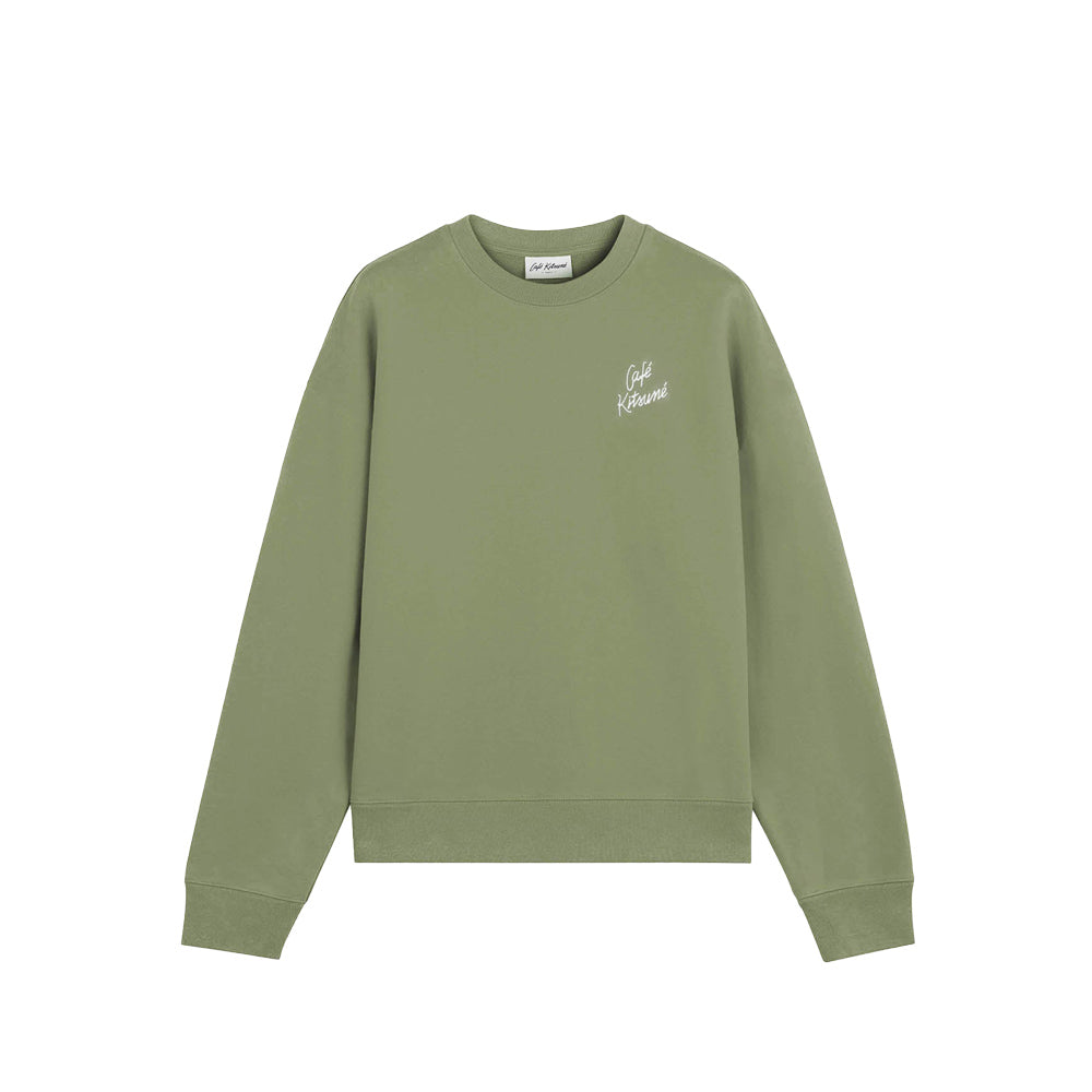Café Kitsuné Relax Sweatshirt - Dark Khaki