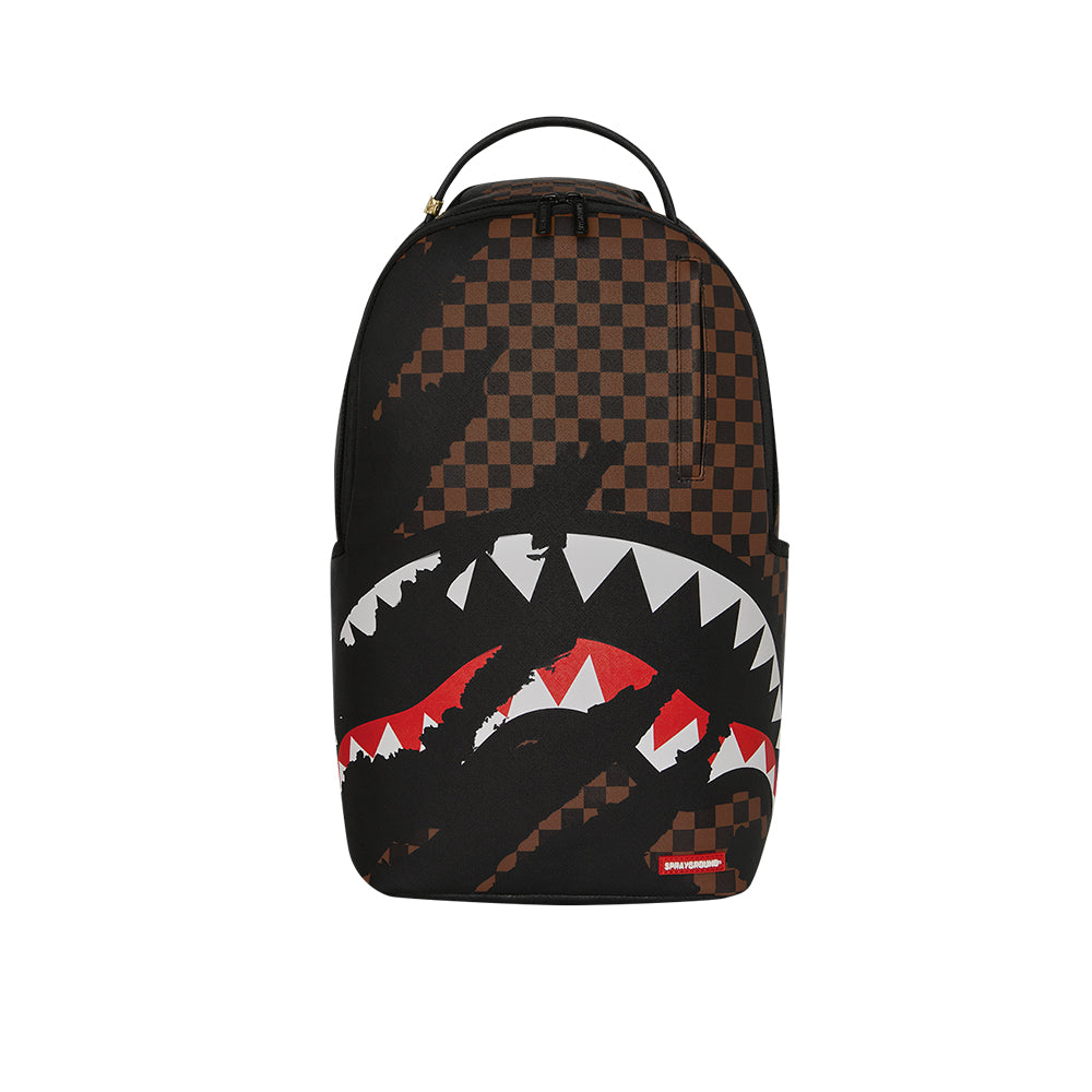 Claw Tear Check Dlxsv Backpack - Brown