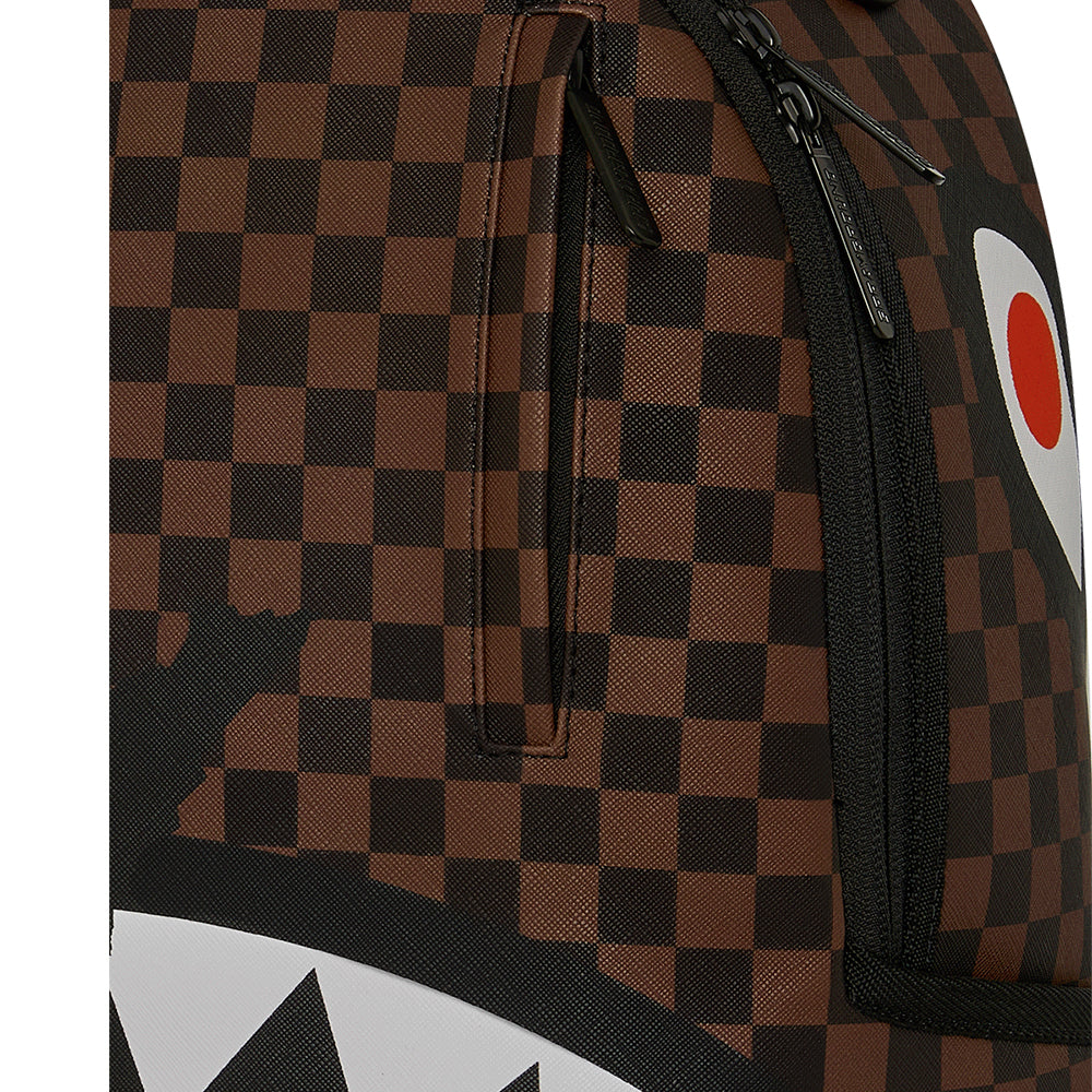 Claw Tear Check Dlxsv Backpack - Brown