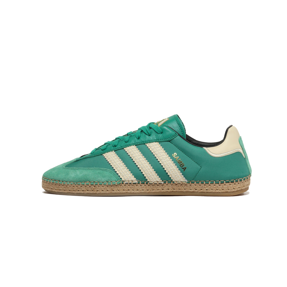CLOT x adidas Samba Espadril - Court Green/Warm Vanilla/Core Black