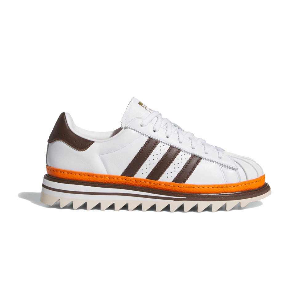 CLOT x adidas Exotic Orange Superstar - Cloud White/Coffee/Uniform Orange