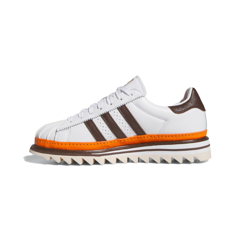 CLOT x adidas Exotic Orange Superstar - Cloud White/Coffee/Uniform Orange