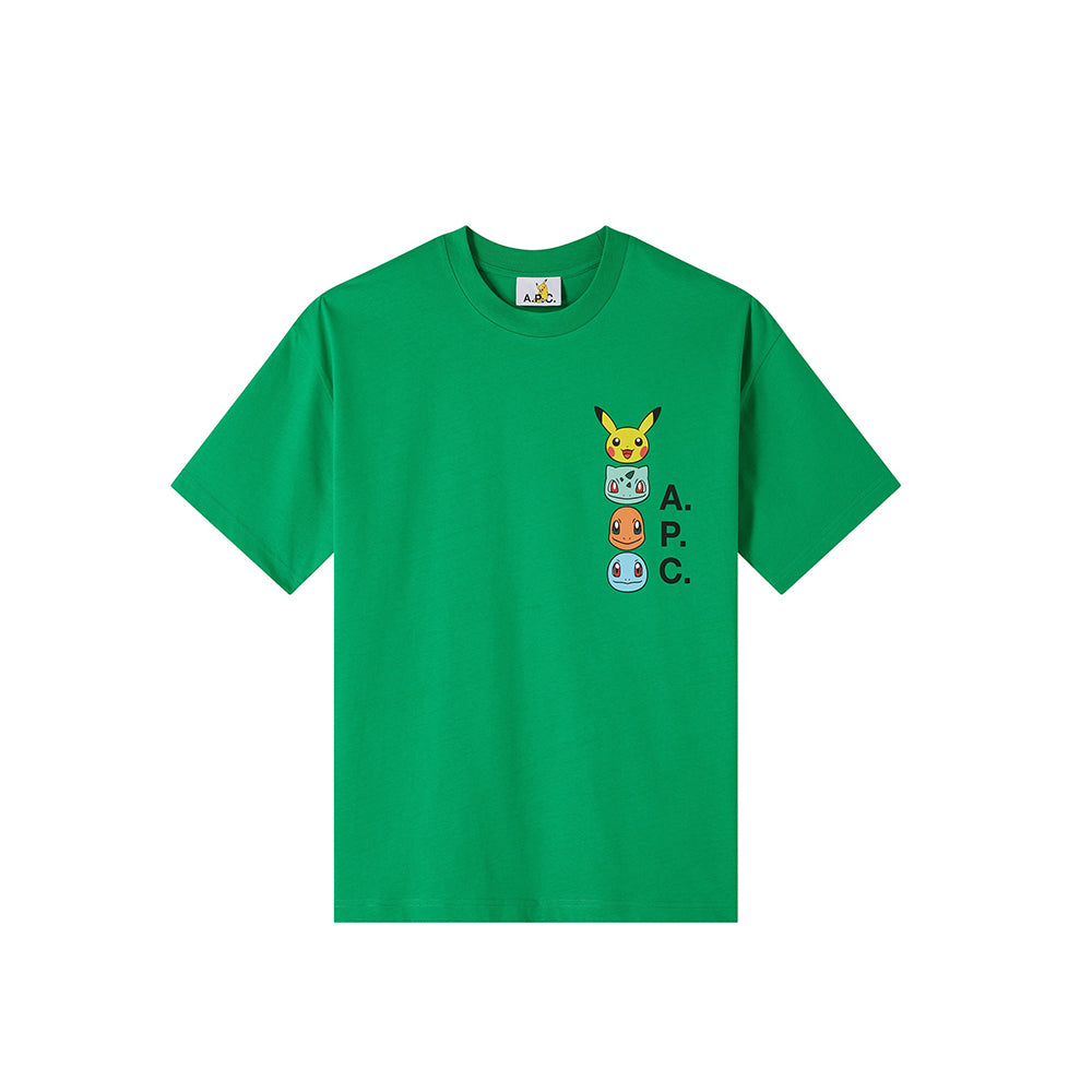 t-shirt pokémon the portrait H (Green)