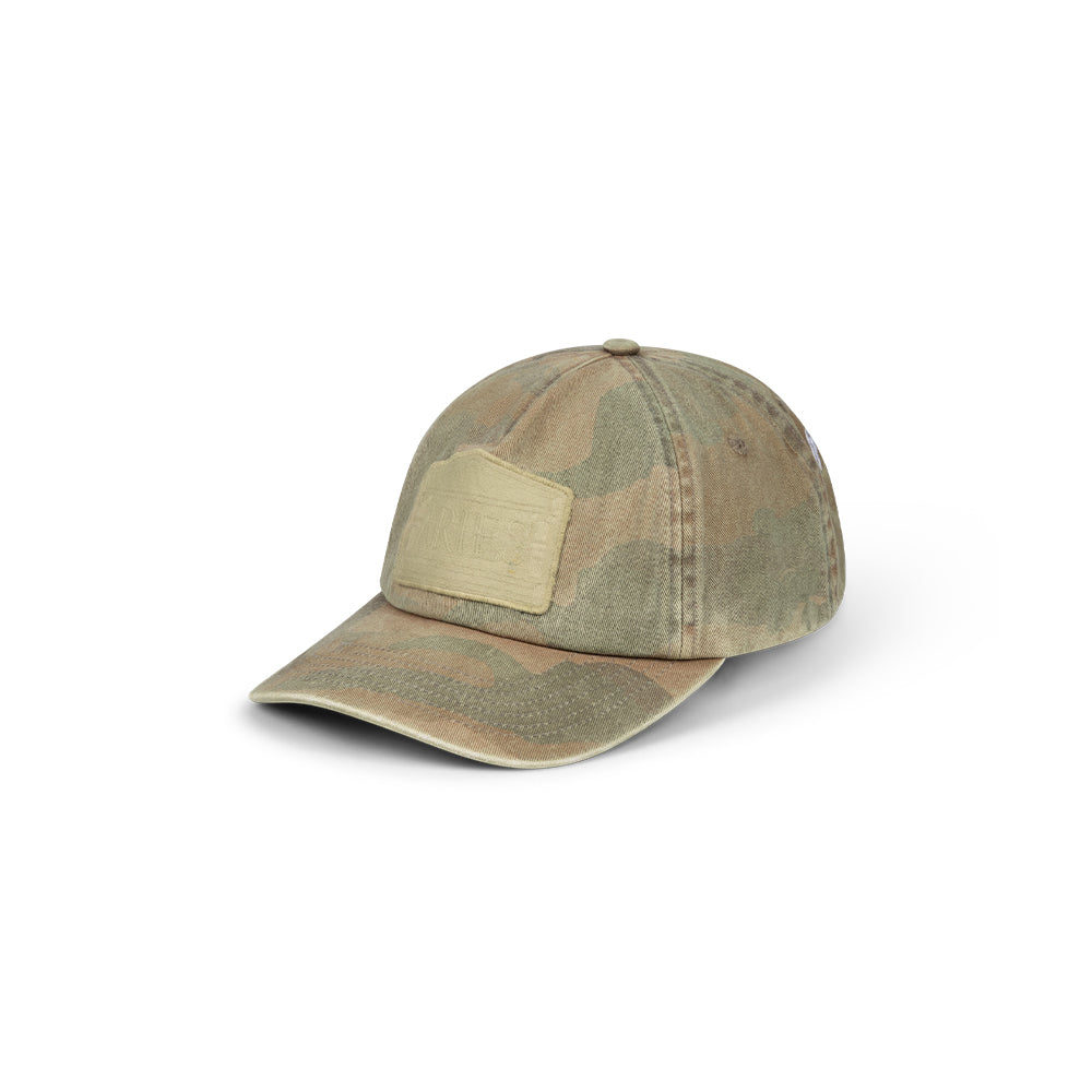 Camo Temple Cap - Olive