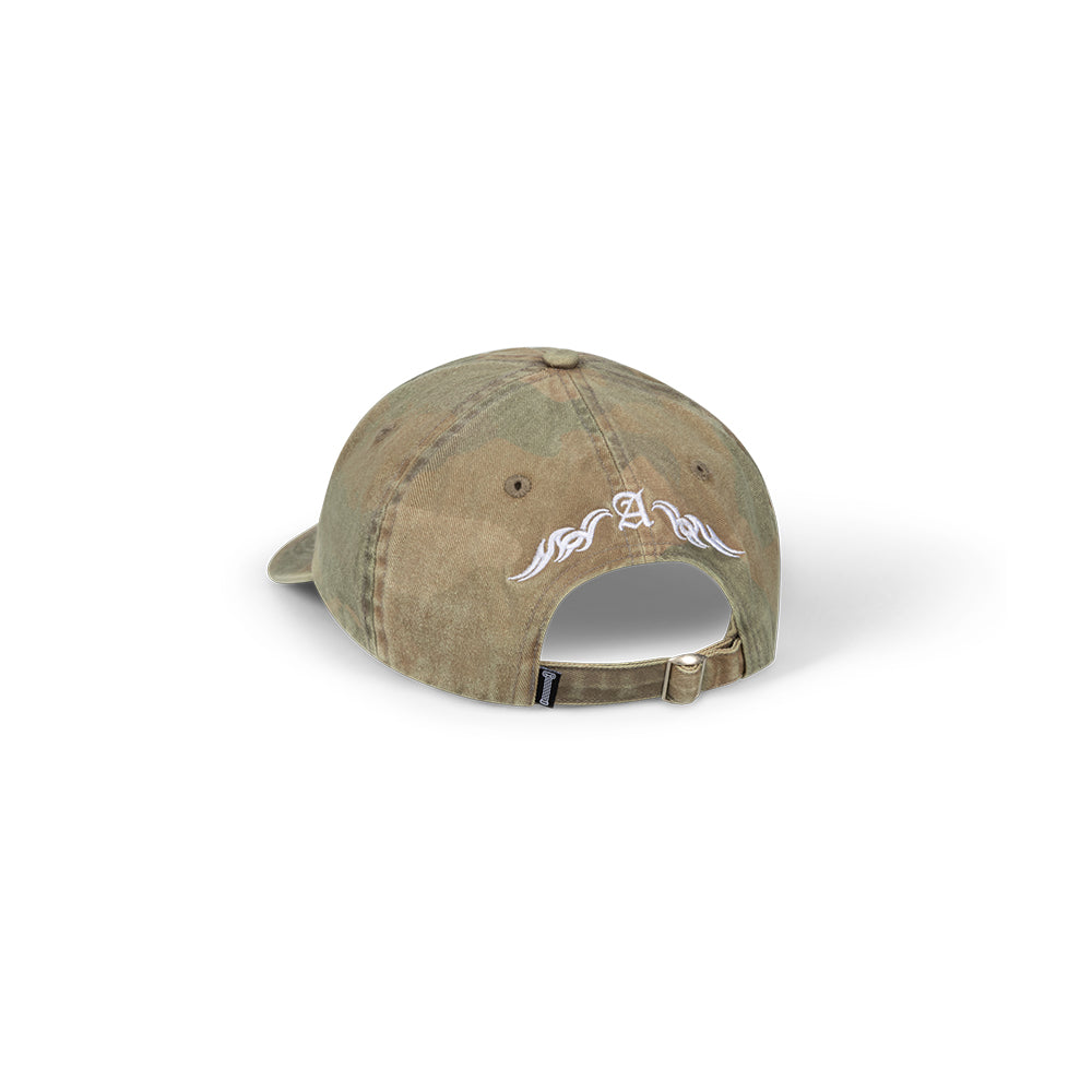 Camo Temple Cap - Olive
