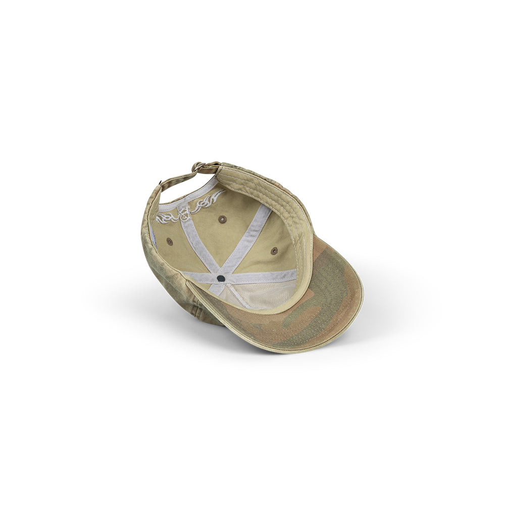 Camo Temple Cap - Olive