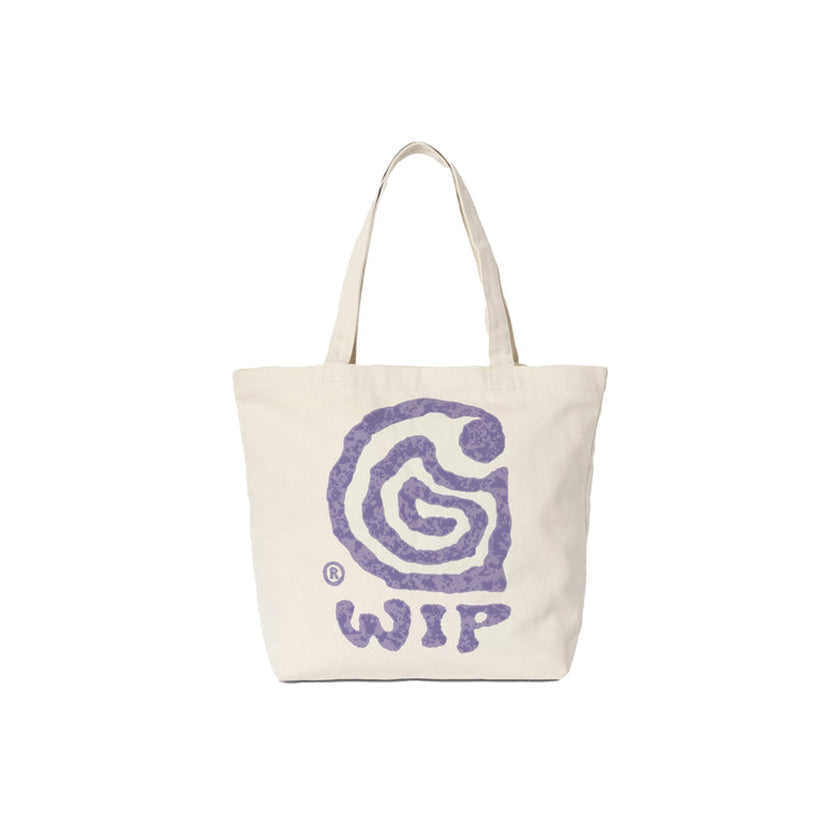 Canvas Graphic Tote - Helix Print Natural