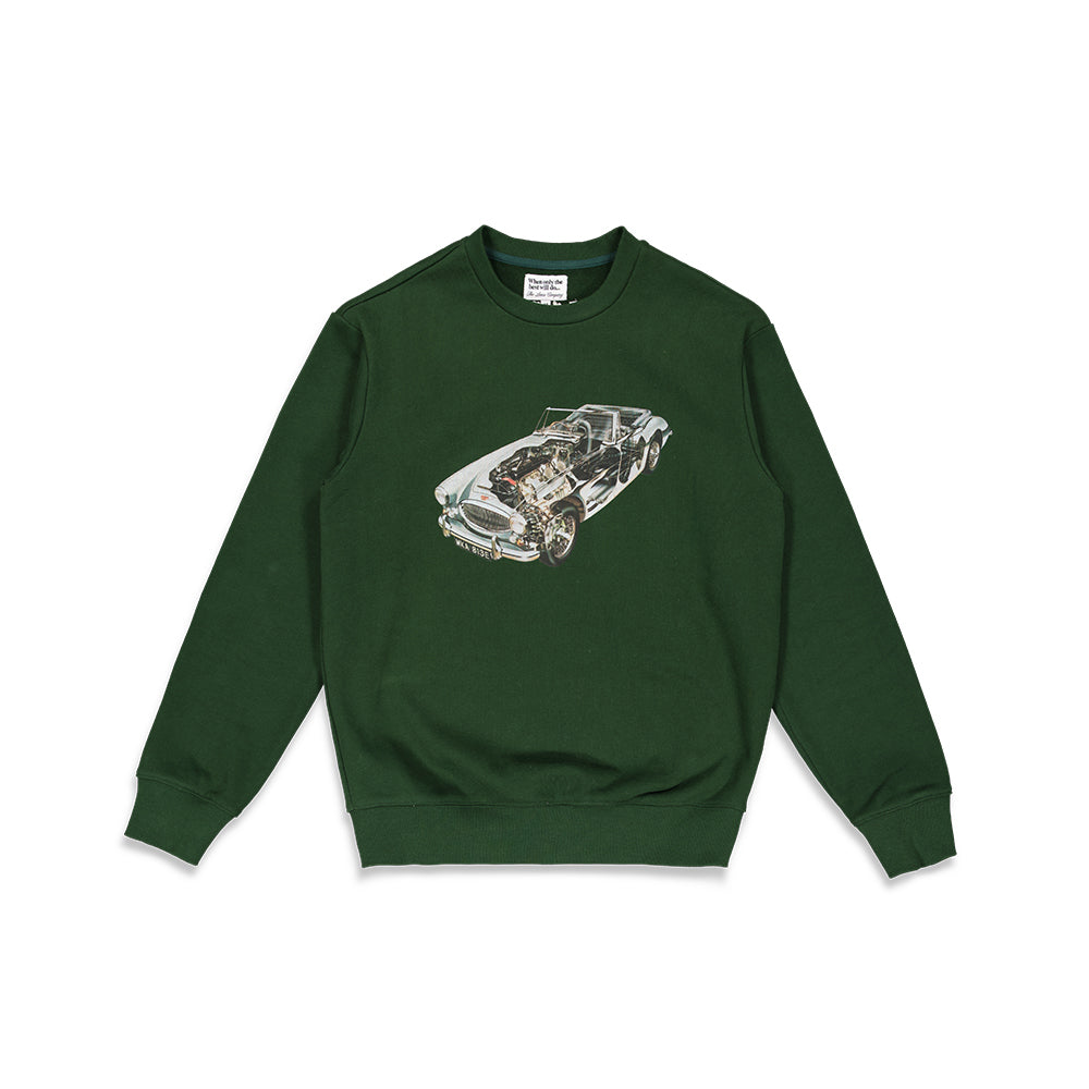 Car Crewneck - Green