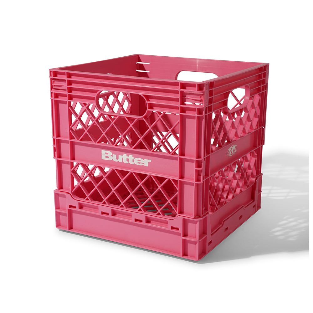 Collapsable Record Crate - Pink