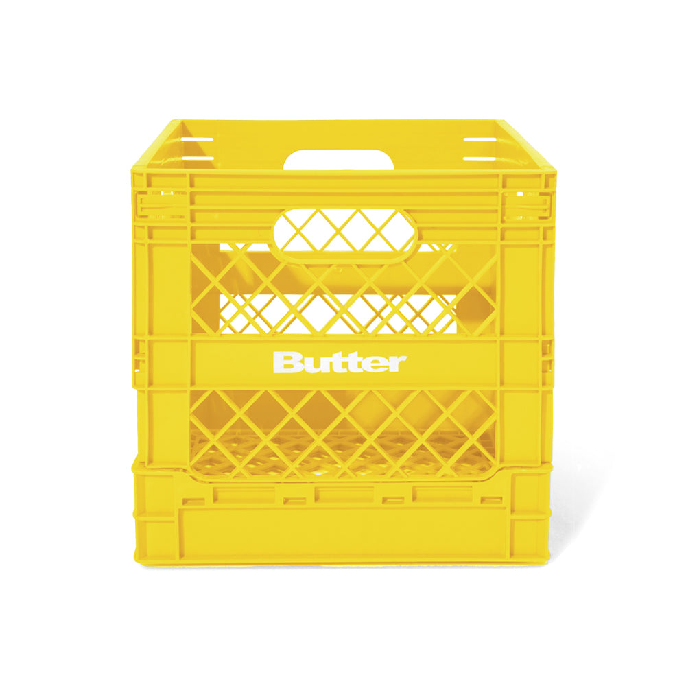 Record Crate - Yellow