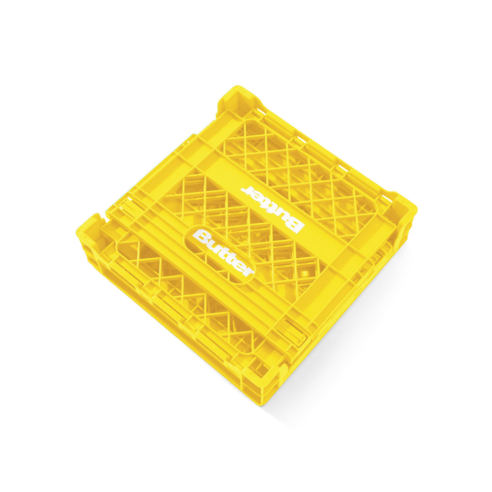 Record Crate - Yellow