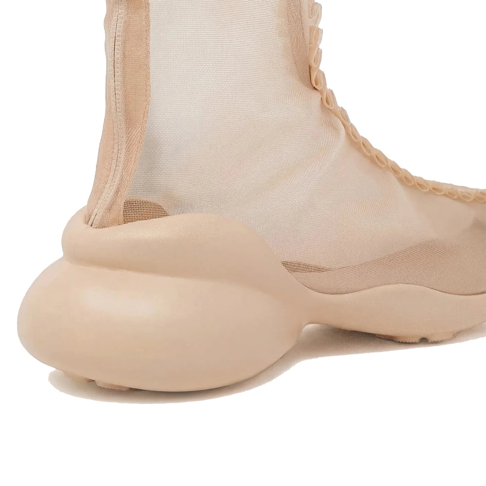 Collina Strada Ruffle Boot - Nude