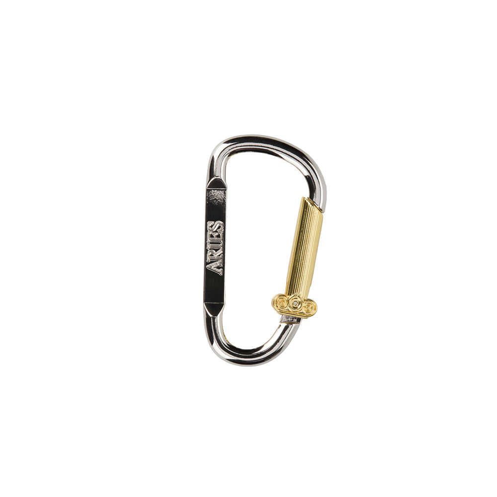 Column Carabiner - Silver/Gold