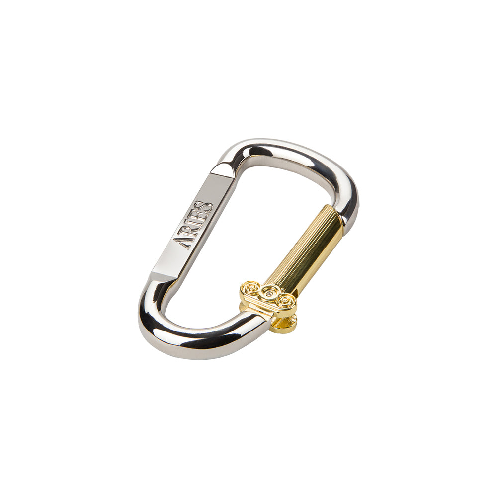 Column Carabiner - Silver/Gold