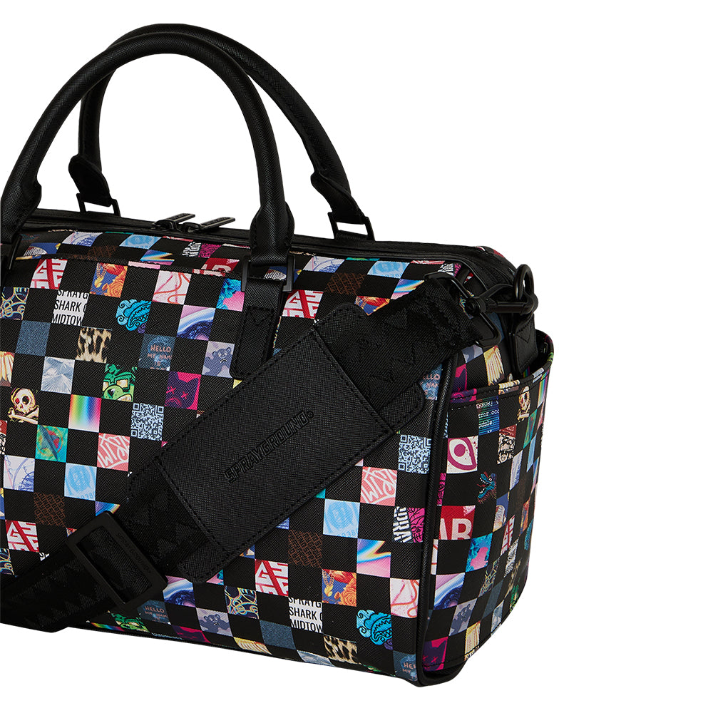 Crazy Check Mini Duffle - Multi