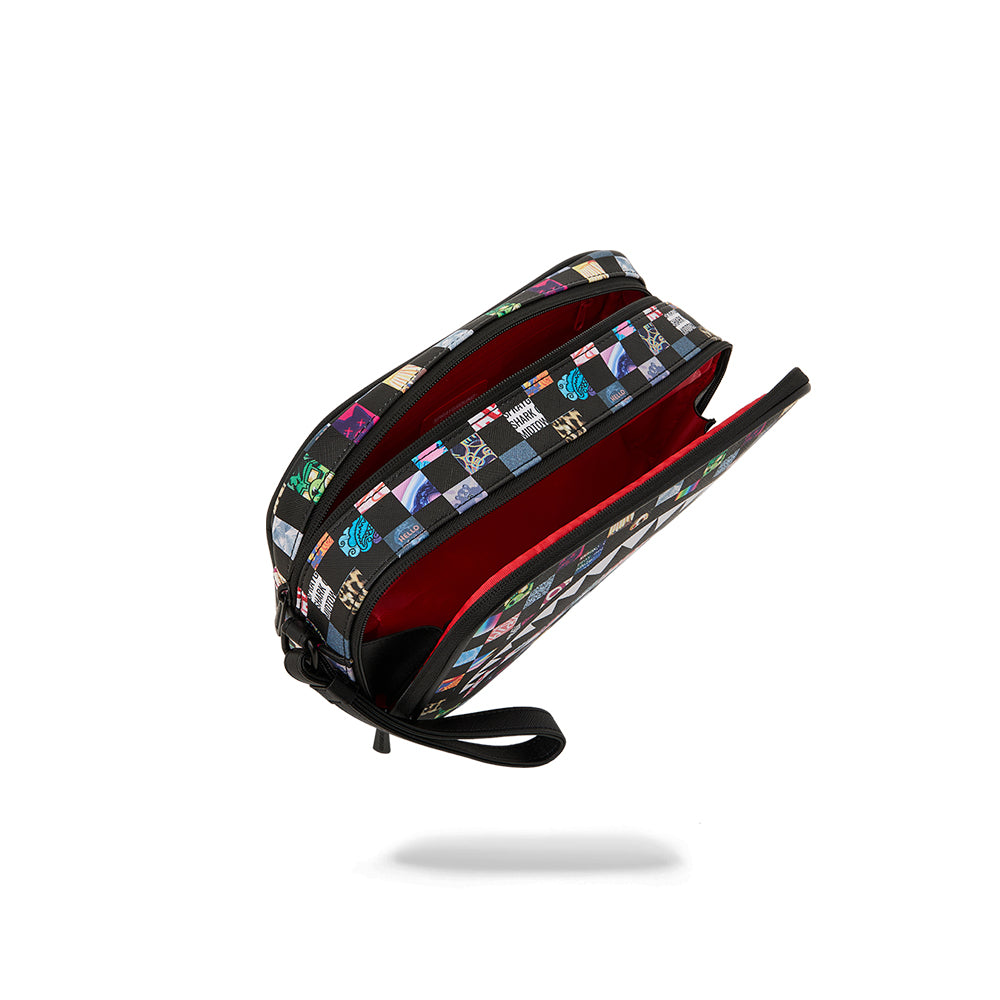 Crazy Check Toiletry Brick - Multi
