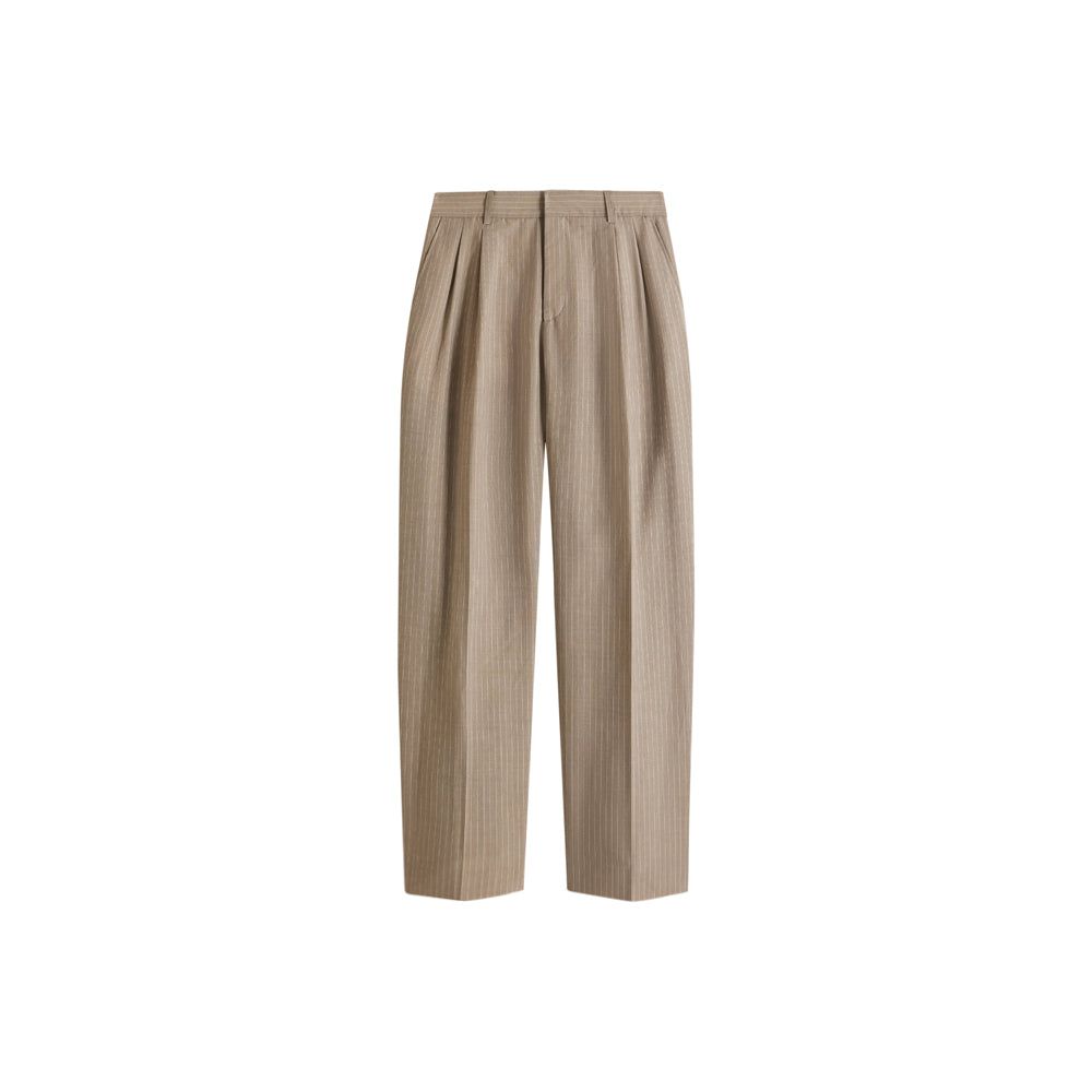 Le Pantalon Golfeur Raye (Beige)