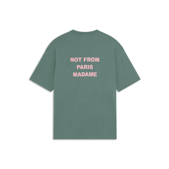 Le T-Shirt Slogan (Green/Pink)