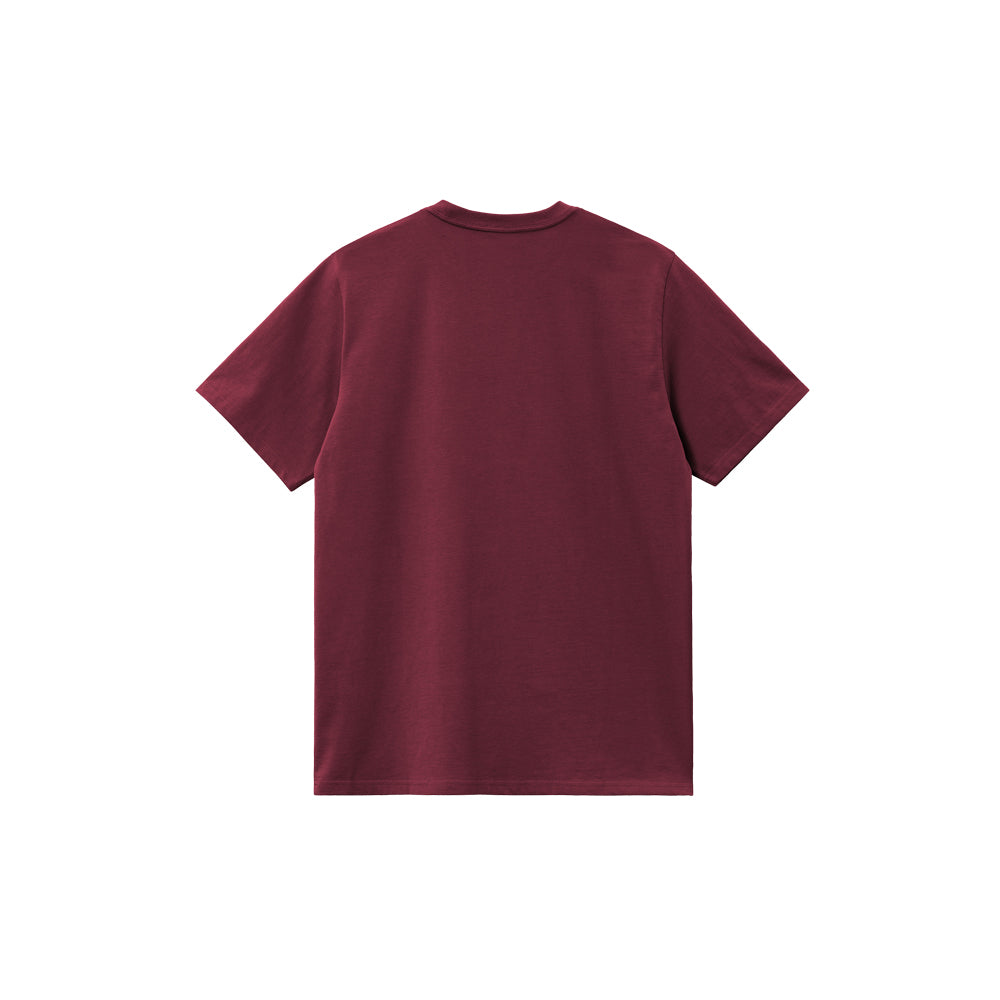 S/S American Script T-Shirt (Malbec)