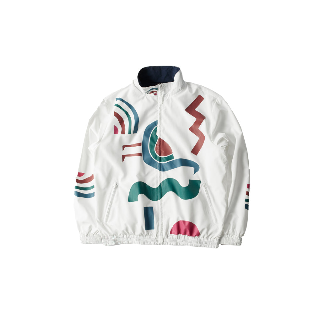 Tennis Maybe? Track Jacket (White)