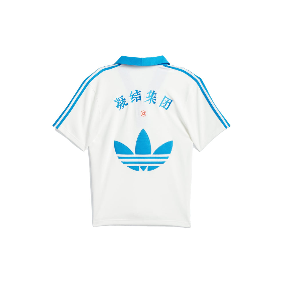 CLOT x Adidas Polo (White/Blue)