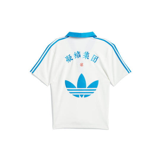 CLOT x Adidas Polo (White/Blue)