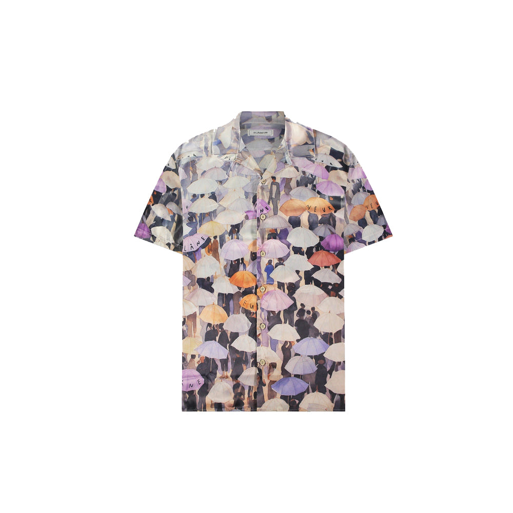 Umbrella Viscose Shirt (Purple)