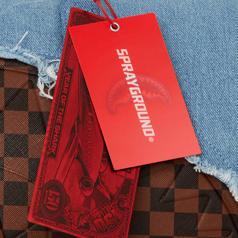 Denim Shark Duffle - Black