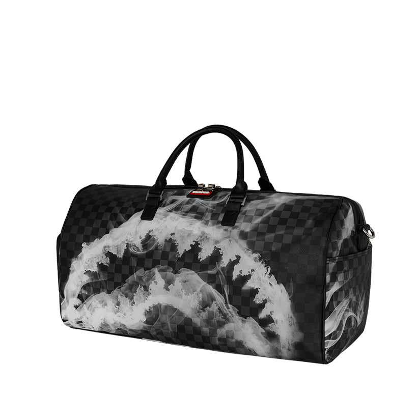 Sip N’ Smoke Duffle - Black/White