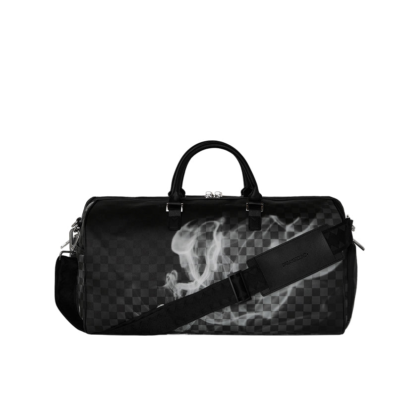 Sip N’ Smoke Duffle - Black/White