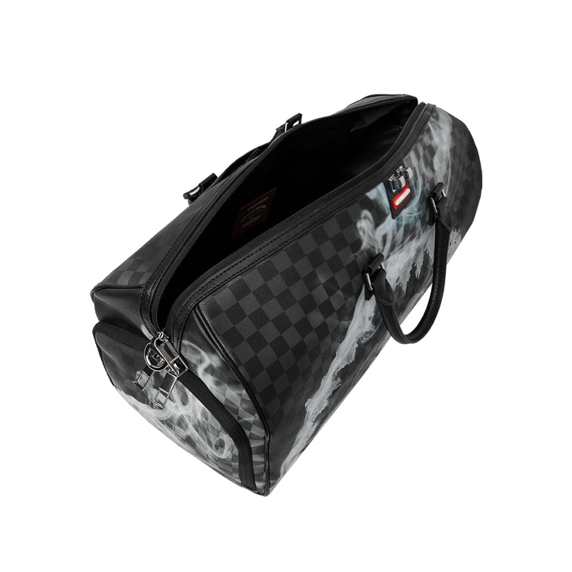 Sip N’ Smoke Duffle - Black/White