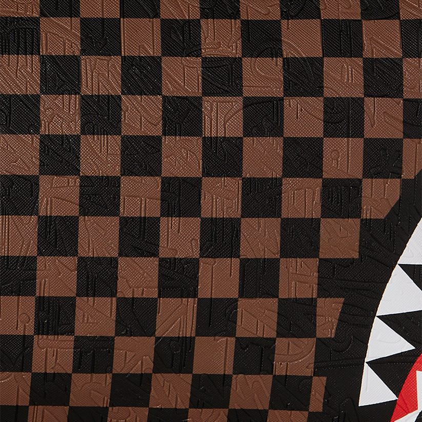 Check 2 Emboss Duffle - Brown