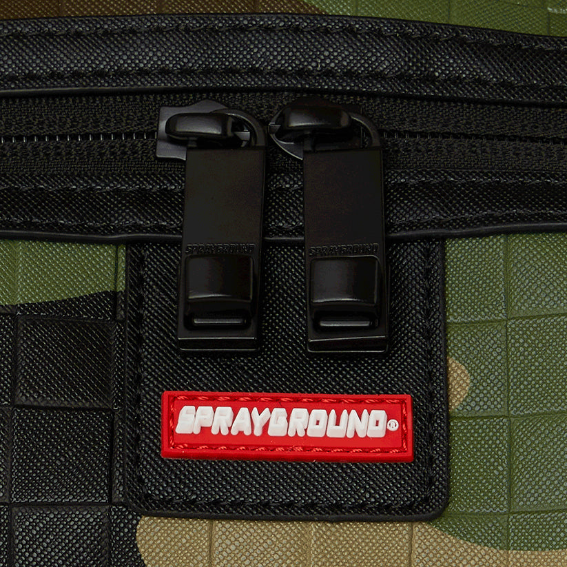 Woodland Camo Check Chain Duffle - Camo