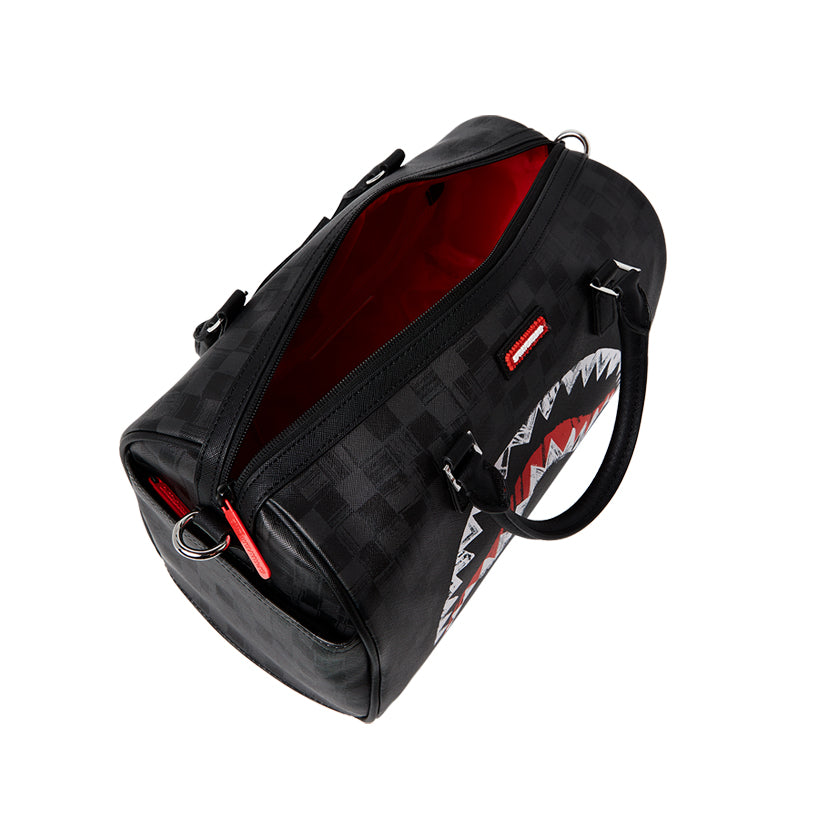 Scribble Shark Mini Duffle - Black