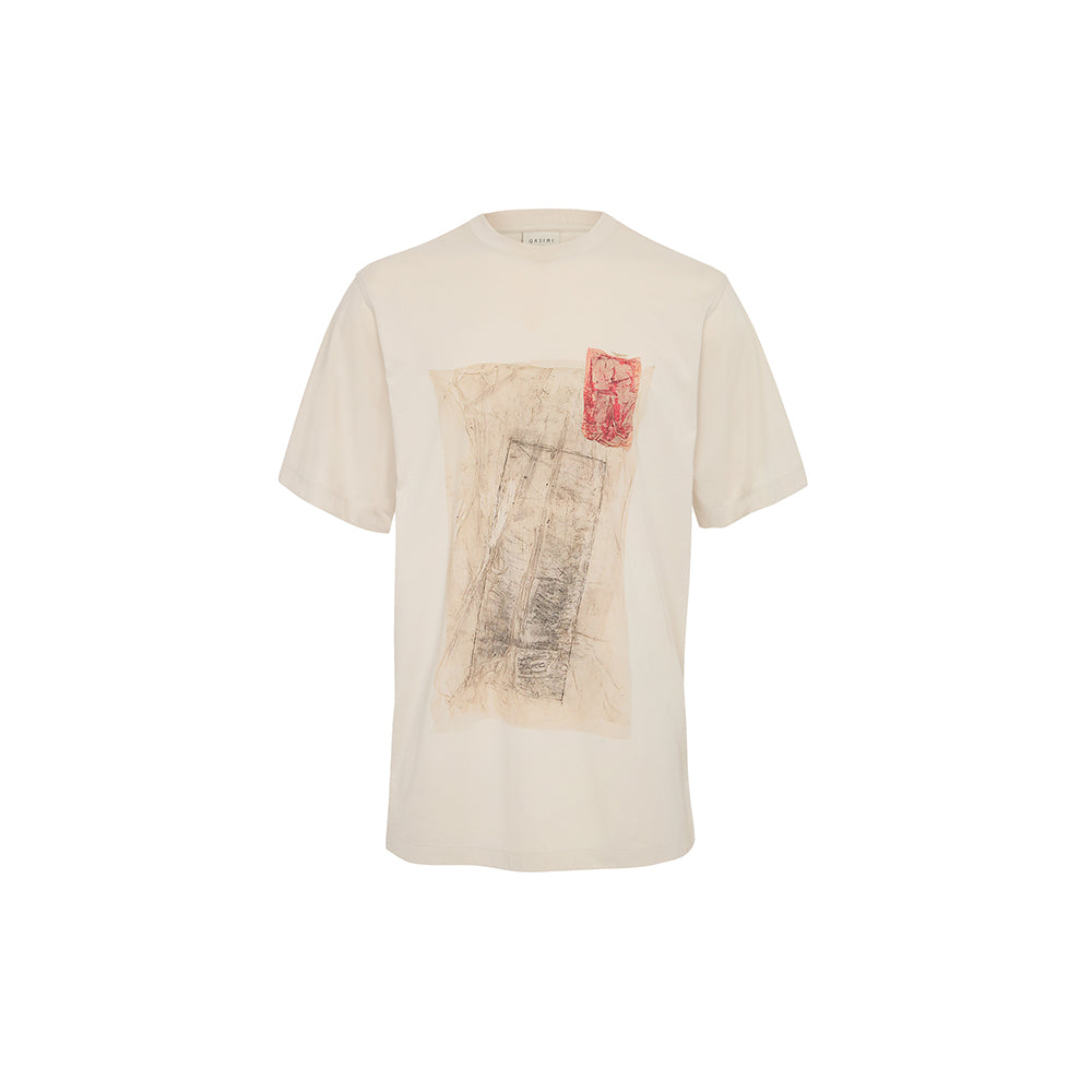 Dala Nasser T-Shirt - Moonbeam White